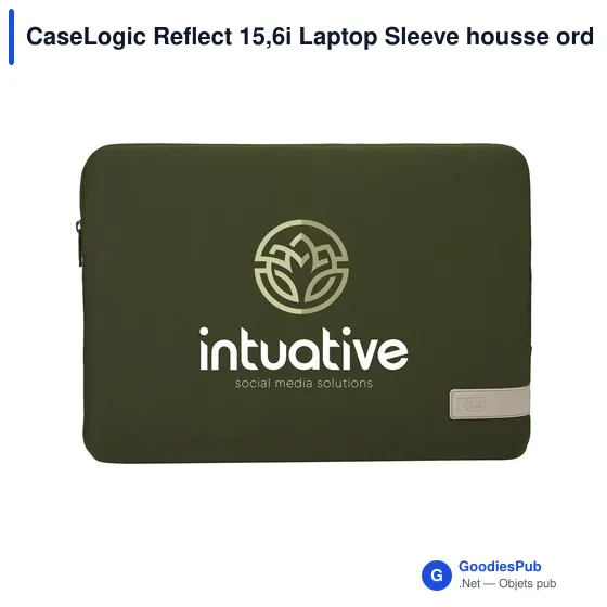 Housse d'ordinateur portable personnalisable CaseLogic Reflect 15,6" avec logo - Image 4