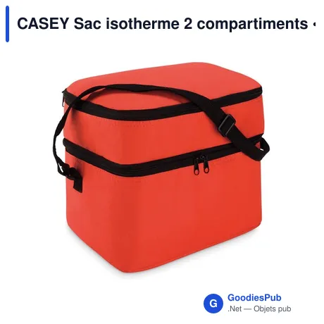 CASEY Sac isotherme 2 compartiments