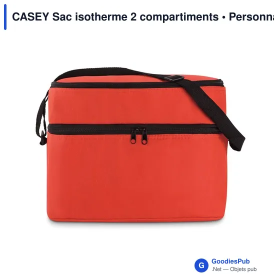CASEY Sac isotherme 2 compartiments - Image 2