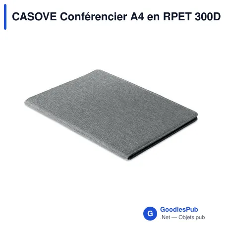 CASOVE Conférencier A4 en RPET 300D
