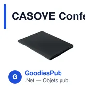 CASOVE Conférencier A4 en RPET 300D - Miniature 5