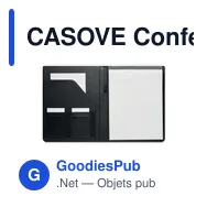 CASOVE Conférencier A4 en RPET 300D - Miniature 6