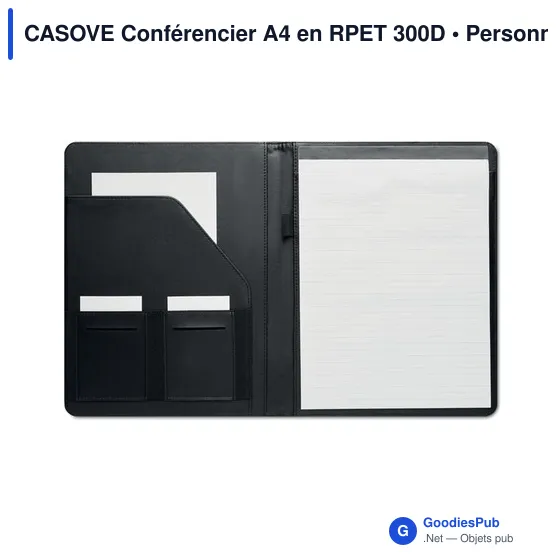 CASOVE Conférencier A4 en RPET 300D - Image 6