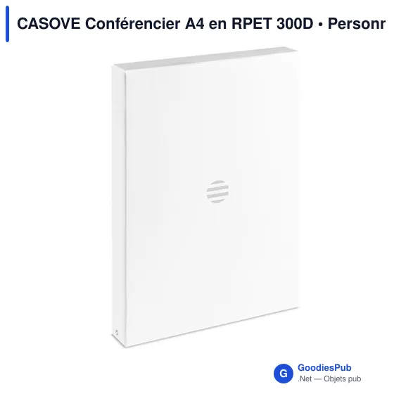 CASOVE Conférencier A4 en RPET 300D - Image 8
