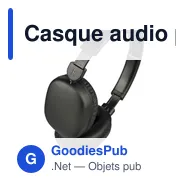 Casque audio personnalisable Janice avec logo - Miniature 12