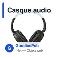 Casque audio personnalisable Janice avec logo - Miniature 5
