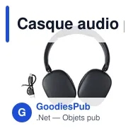 Casque audio personnalisable Janice avec logo - Miniature 6