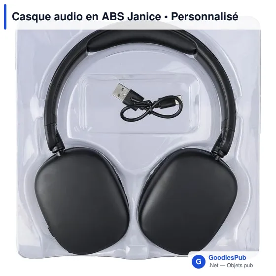 Casque audio personnalisable Janice avec logo - Image 7