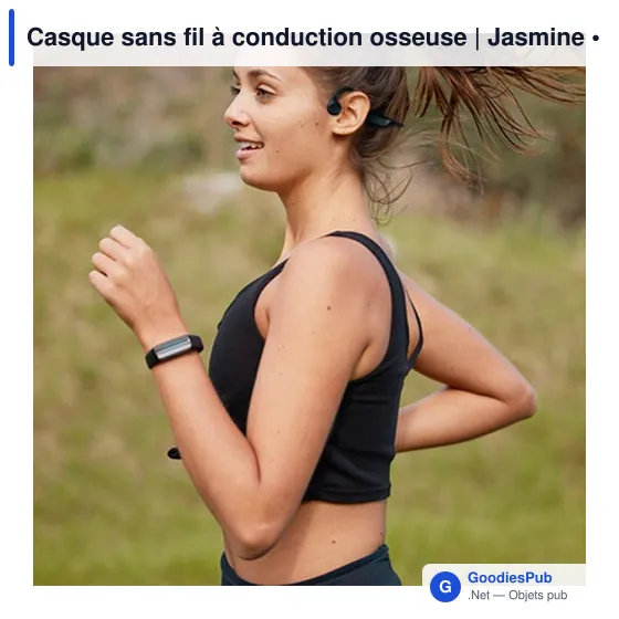 Casque sans fil à conduction osseuse personnalisable avec logo - Jasmine - Image 2
