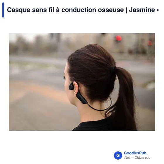Casque sans fil à conduction osseuse personnalisable avec logo - Jasmine - Image 11