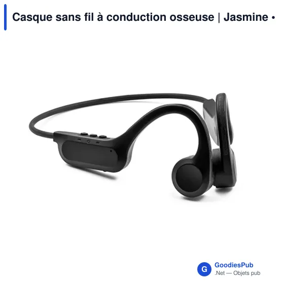 Casque sans fil à conduction osseuse personnalisable avec logo - Jasmine - Image 3