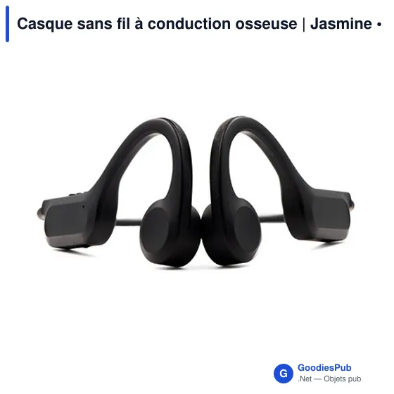 Casque sans fil à conduction osseuse personnalisable avec logo - Jasmine - Image 4