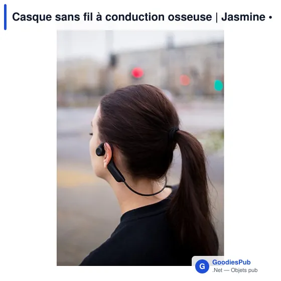 Casque sans fil à conduction osseuse personnalisable avec logo - Jasmine - Image 9