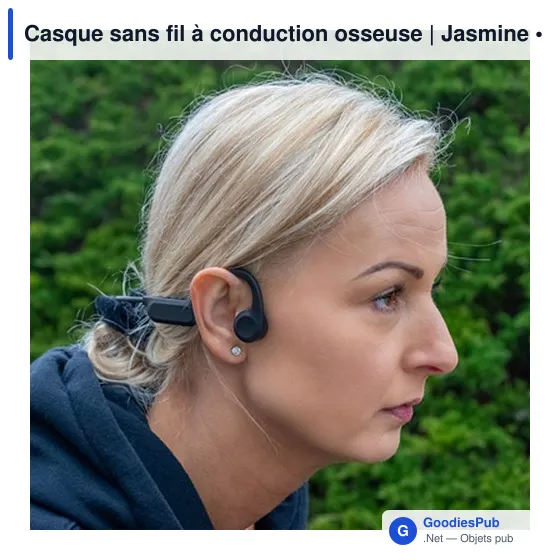 Casque sans fil à conduction osseuse personnalisable avec logo - Jasmine - Image 10