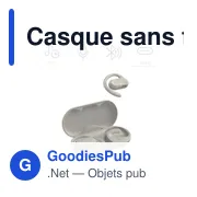 Casque sans fil Hama Spirit Open - Miniature 8