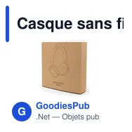 Casque sans fil pliable, détails en bambou | Hollie - Miniature 12