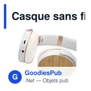 Casque sans fil pliable, détails en bambou | Hollie - Miniature 9