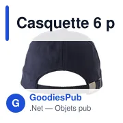 Casquette 6 panneaux en suédine Orion - Miniature 8