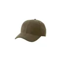 Variante vert - Casquette 6 panneaux en suédine Orion