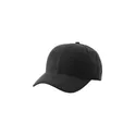 Variante noir - Casquette 6 panneaux en suédine Orion