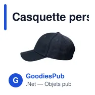 Casquette personnalisable B'RIGHT avec logo - Christabel - Miniature 12