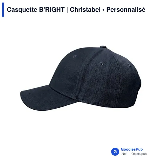 Casquette personnalisable B'RIGHT avec logo - Christabel - Image 12
