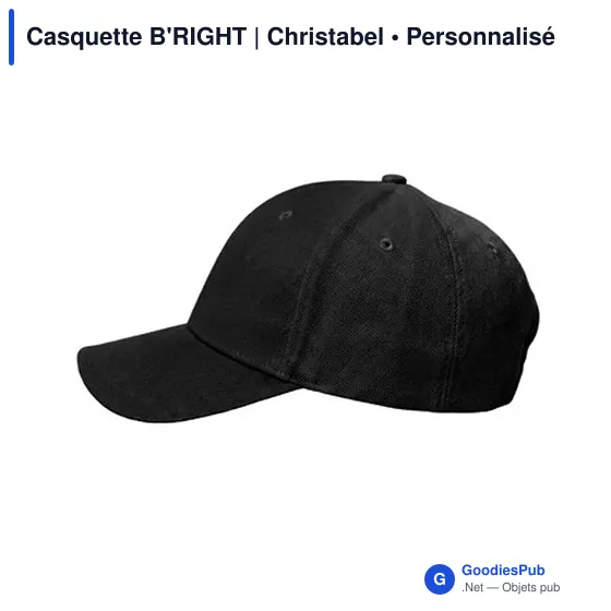 Casquette personnalisable B'RIGHT avec logo - Christabel - Image 5