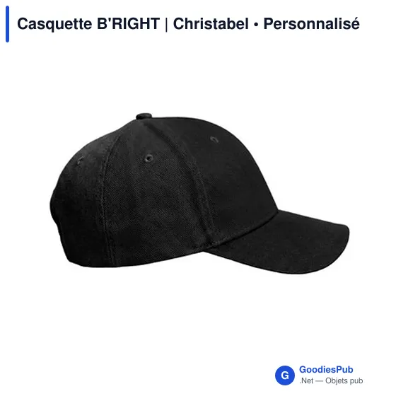 Casquette personnalisable B'RIGHT avec logo - Christabel - Image 6