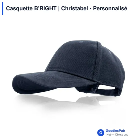 Casquette personnalisable B'RIGHT avec logo - Christabel - Image 8