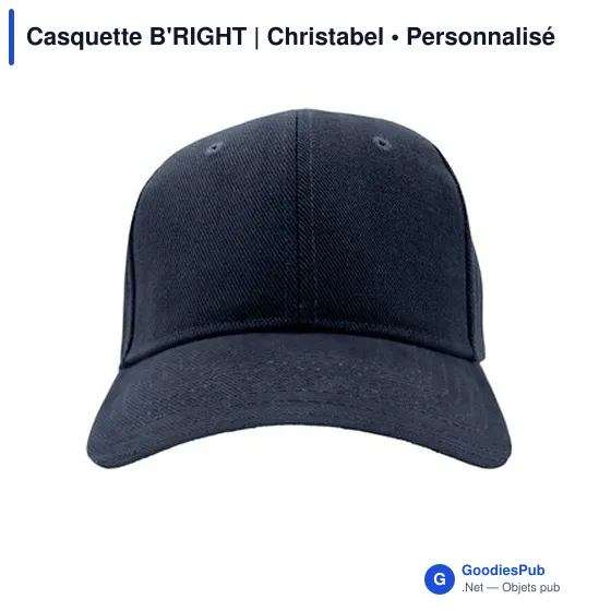 Casquette personnalisable B'RIGHT avec logo - Christabel - Image 9