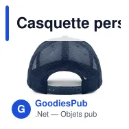 Casquette personnalisable B'RIGHT avec logo - Gwanni - Miniature 11