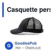 Casquette personnalisable B'RIGHT avec logo - Gwanni - Miniature 5