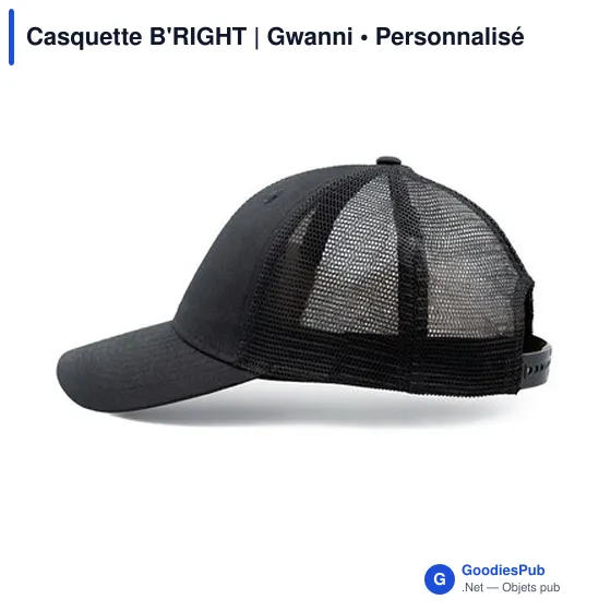 Casquette personnalisable B'RIGHT avec logo - Gwanni - Image 5