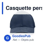 Casquette personnalisable B'RIGHT avec logo - Gwanni - Miniature 8