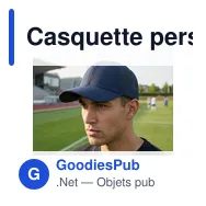 Casquette personnalisable B'RIGHT avec logo - Gwanni - Miniature 9
