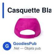 Casquette personnalisable Blazok avec logo - 6 panneaux - Miniature 6