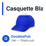 Casquette personnalisable Blazok avec logo - 6 panneaux - Miniature 7