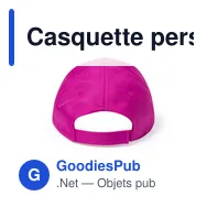 Casquette personnalisable Blazok avec logo - 6 panneaux - Miniature 9
