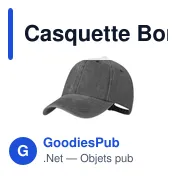 Casquette Bongs - Miniature 1