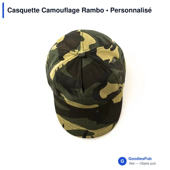 Casquette Camouflage Rambo - Image 2