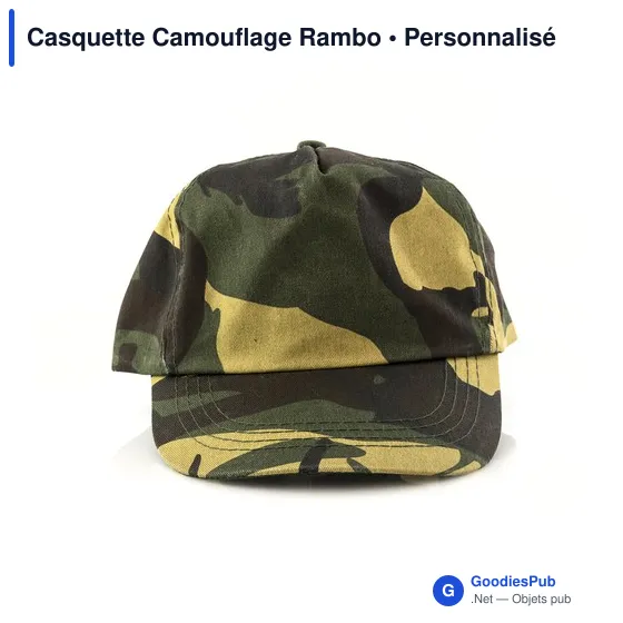 Casquette Camouflage Rambo - Image 3