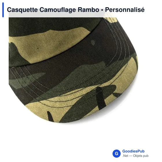 Casquette Camouflage Rambo - Image 5