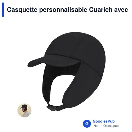 Casquette personnalisable Cuarich avec logo - Accessoire textile