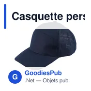 Casquette personnalisable en polyester avec logo - Alarielle - Miniature 2