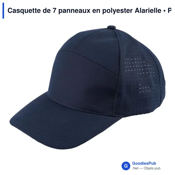 Casquette personnalisable en polyester avec logo - Alarielle - Image 11