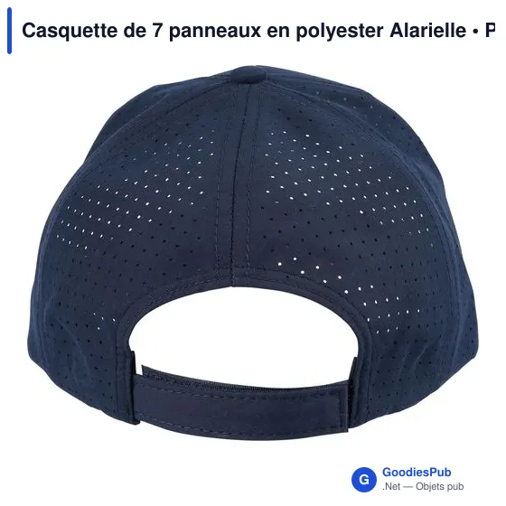 Casquette personnalisable en polyester avec logo - Alarielle - Image 3
