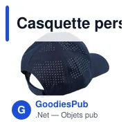 Casquette personnalisable en polyester avec logo - Alarielle - Miniature 4
