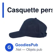 Casquette personnalisable en polyester avec logo - Alarielle - Miniature 5