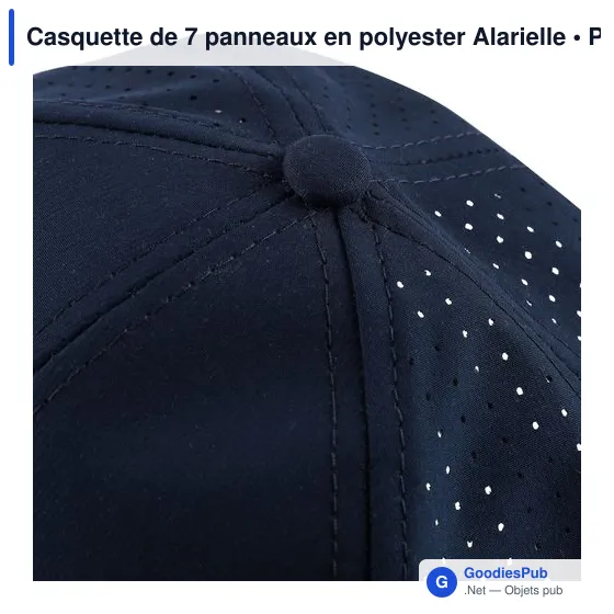 Casquette personnalisable en polyester avec logo - Alarielle - Image 7
