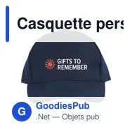 Casquette personnalisable en polyester avec logo - Alarielle - Miniature 9